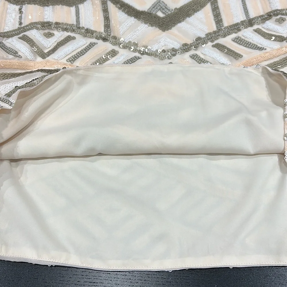 Free People Saylor Harper Sequin Shift Dress - S - Picture 10 of 13